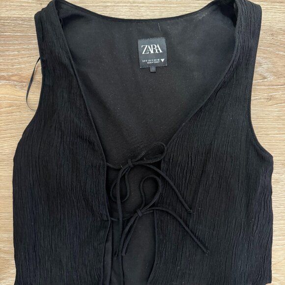 Zara Tie Tank Top - Picture 1 of 3